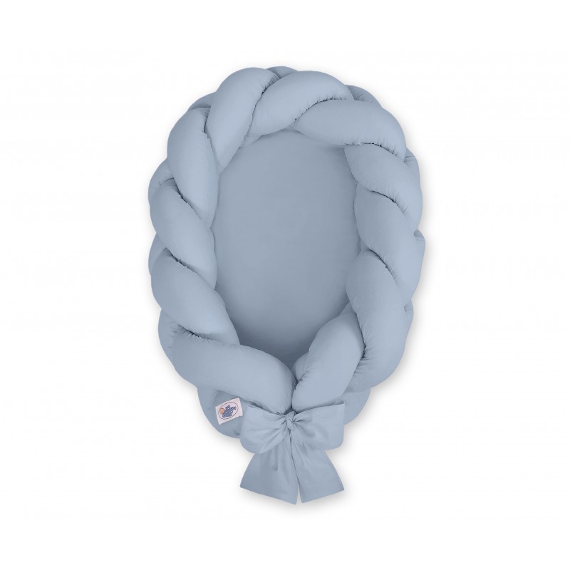 Punutud beebipesa 2in1, pastell sinine