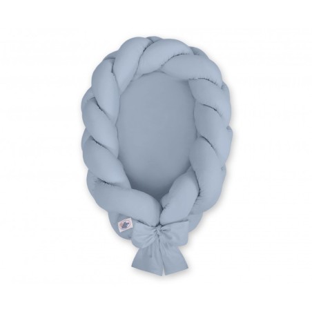 Punutud beebipesa 2in1, pastell sinine