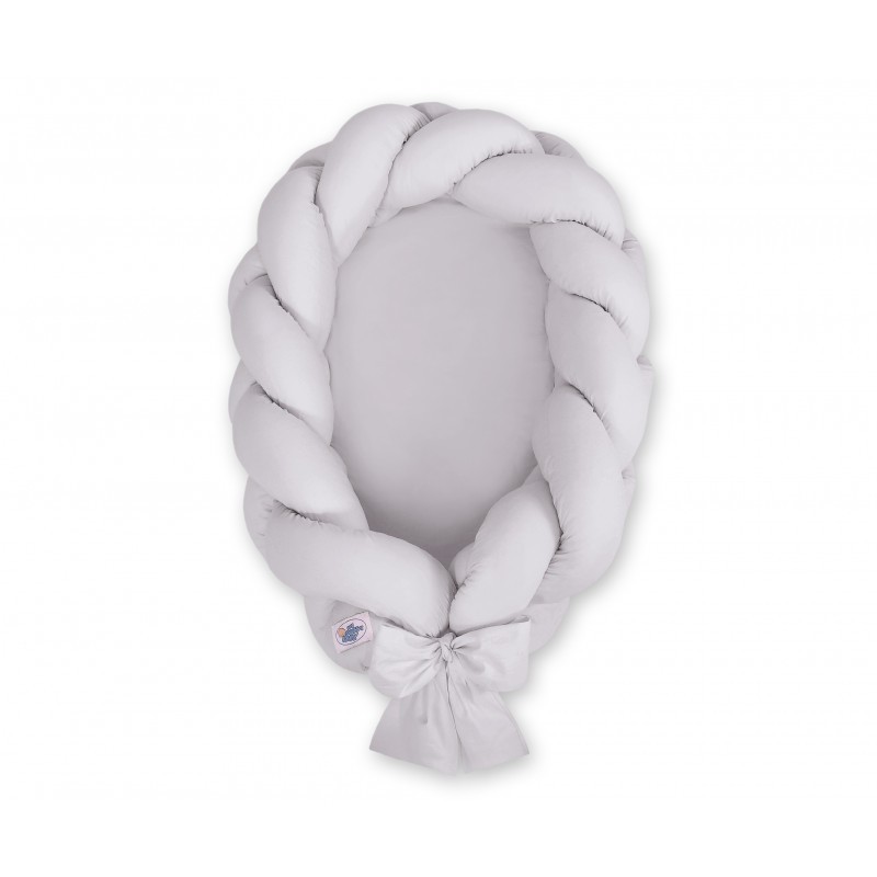 Punutud beebipesa 2in1, helehall