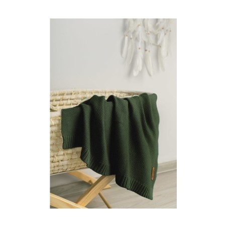 Bambusest ja puuvillast tekk – BOTTLE GREEN