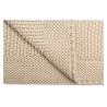 Kootud puuvillane tekk 80x100cm, beež