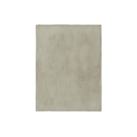 Kootud tekk 100x150 cm Basic Knit Olive Green/Fleece