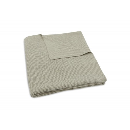 Kootud tekk 100x150 cm Basic Knit Olive Green