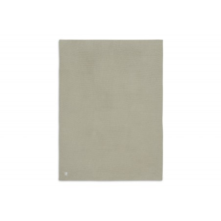 Kootud tekk 100x150 cm Basic Knit Olive Green