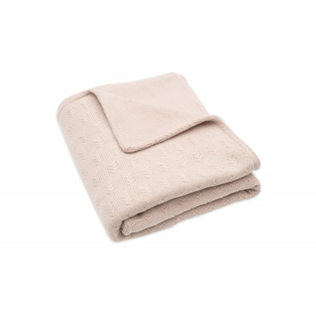 Kootud tekk 100x150 cm 100x150cm Grain Knit Wild Rose/Velvet