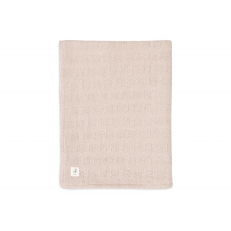 Kootud tekk 100x150 cm 100x150cm Grain Knit Wild Rose/Velvet