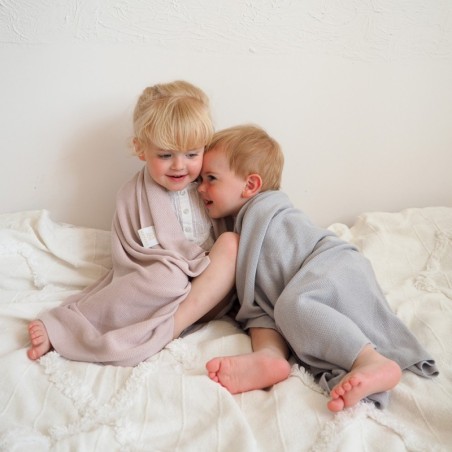 Bambus kerge kootud tekk 90x90 cm, hall