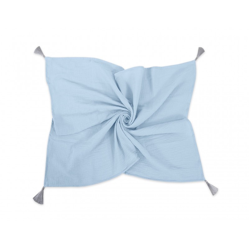 Õhuke musliin tekk 75x100 cm - blue