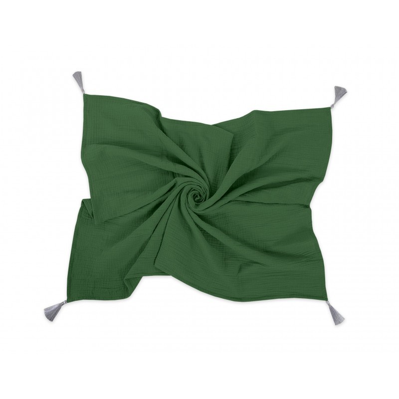 Õhuke musliin tekk 75x100 cm - green of the forest