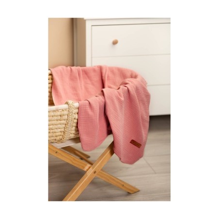 MUSLIIN TEKK RETRO ROOSA 75x100 cm
