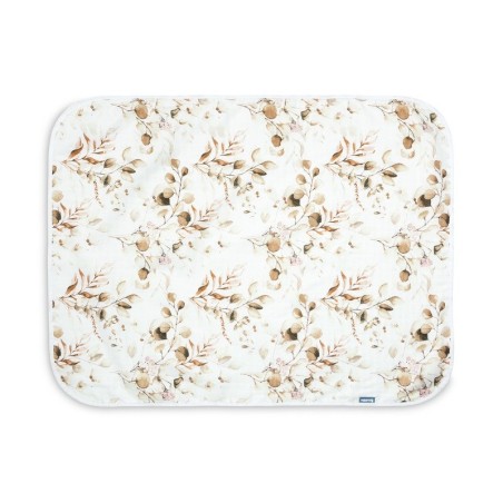 MUSLIIN TEKK EUKALYPTUS / VALGE 80x100cm