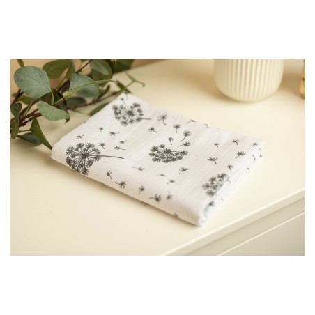 MUSLIIN TEKK VÕILILLED / TUHK 80x100cm