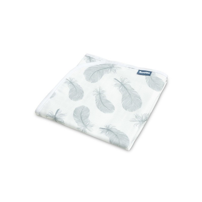 MUSLIIN TEKK SULED / VALGE 80x100cm