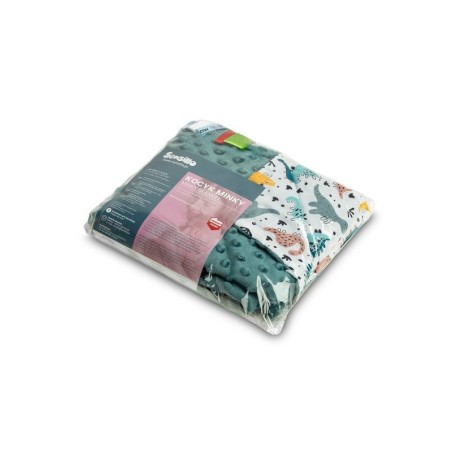 MINKY TEKK EMERALD DINOSAURSUSED 75 X 100 cm