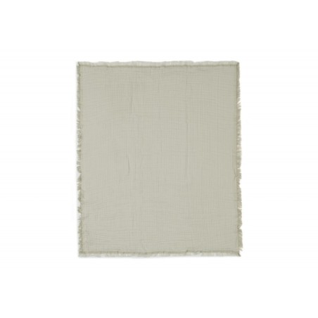 Beebitekk 75x100cm Fringe Olive Green/Ivory GOTS