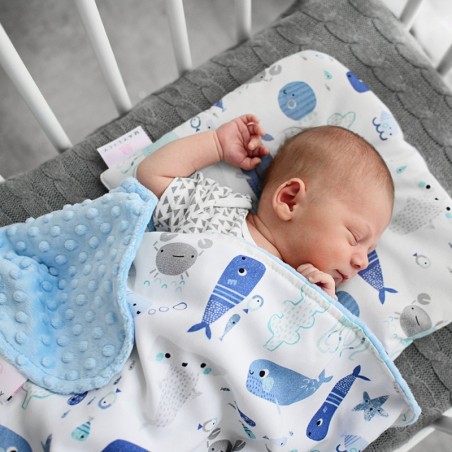 Beebitekk bambus/minky 95x75 cm, bunnies / beež