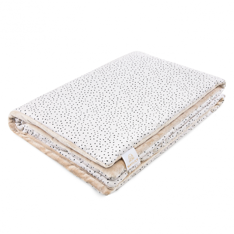 Soe tekk 75x100 cm, bambus/minky, stones beige / beež