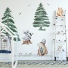 Seinakleebis karu, hiir, orav ja pesukaru XL-suurus