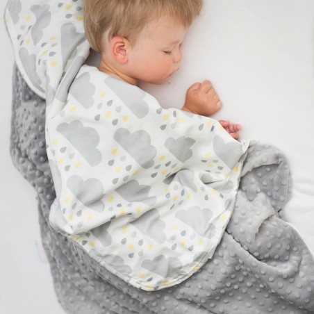 Beebitekk bambus/minky 95x75 cm, stones beige - beež