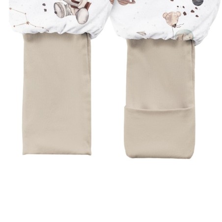 Magamiskott jalaotstega TOG 2,5 L (5+ a) Space teddy white