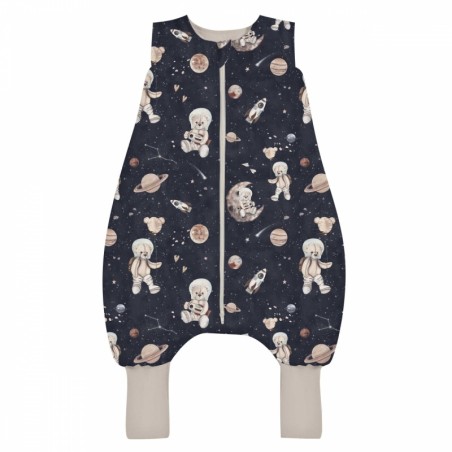 Magamiskott jalaotstega TOG 2,5 S (12-36 kuud) Space teddy DARK
