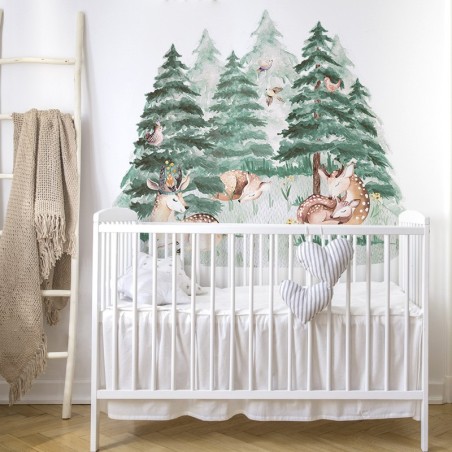 Seinakleebis XL hirved metsas