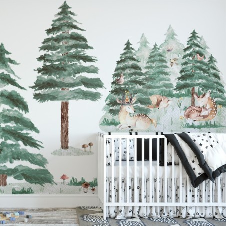 Seinakleebis XL hirved metsas