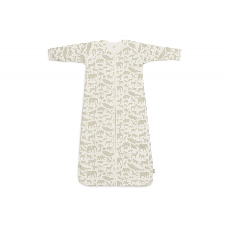 Magamiskott, 70 cm, eemaldatavad varrukad, Animals - Olive Green