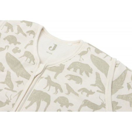 Magamiskott, 70 cm, eemaldatavad varrukad, Animals - Olive Green