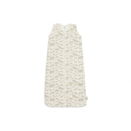 Magamiskott, 70 cm, eemaldatavad varrukad, Animals - Olive Green