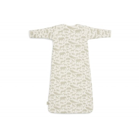 Magamiskott, 70 cm, eemaldatavad varrukad, Animals - Olive Green