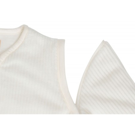 Magamiskott, 90 cm, eemaldatavad varrukad, Rib - Ivory