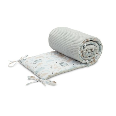 VOODI PEHMENDUS WAFFLE ÖÖKULLID HELEHALL