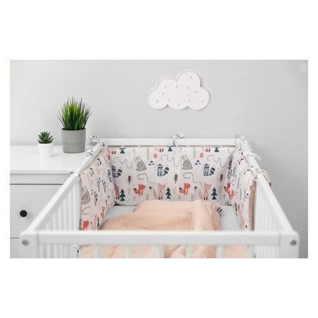 VOODI PEHMENDUS WAFFLE FOX ROOSA