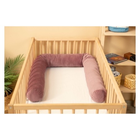 VOODIPEHMENDUS RULL VELVET ROOSA