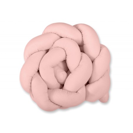 Punutud voodipehmendus 180 cm, pastell roosa