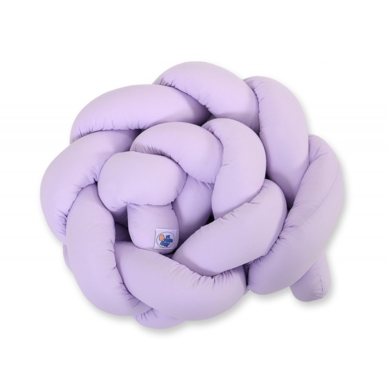 Punutud voodipehmendus 180 cm, lilla