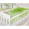 Punutud voodipehmendus Minky 180 cm, roheline