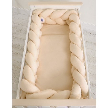 Punutud voodipehmendus XXL 360 cm, beež