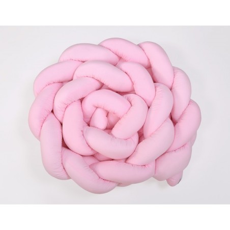 Punutud voodipehmendus XXL 360 cm, roosa