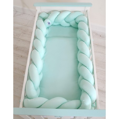 Punutud voodipehmendus XXL 360 cm, mint