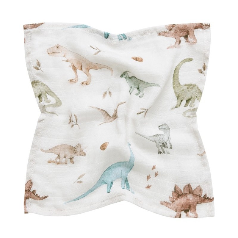 Bambus lapp 25x25 cm, dino