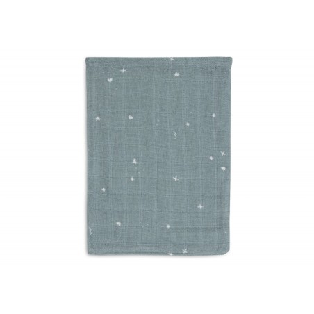 Beebilapid musliin 15x20 cm - 3 tk -Sea green
