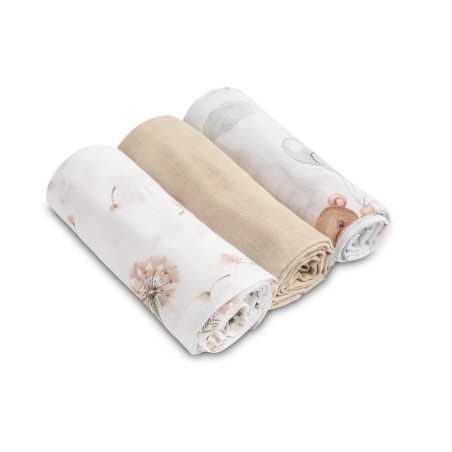 Musliin lapid 70x80 cm 3-pakk – HALL/BEEŽ KARU