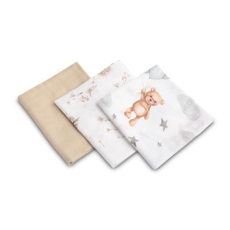 Musliin lapid 70x80 cm 3-pakk – HALL/BEEŽ KARU