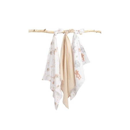 Musliin lapid 70x80 cm 3-pakk – HALL/BEEŽ KARU