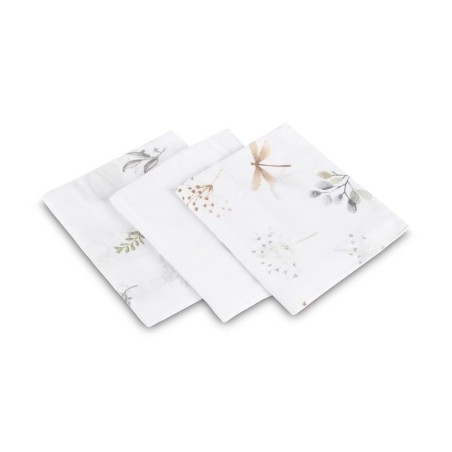 Musliin lapid 70x80 cm 3-pakk – VALGE