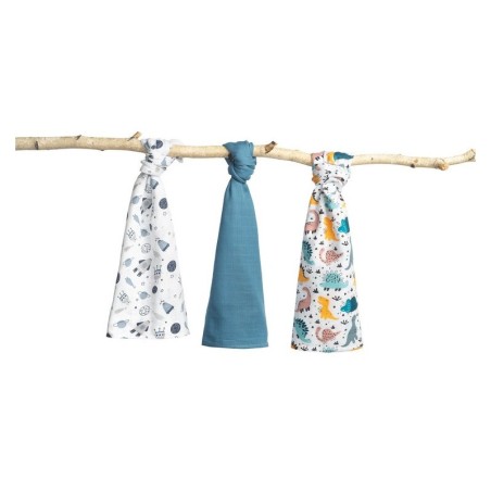 Musliin lapid 3-pakk – sinine