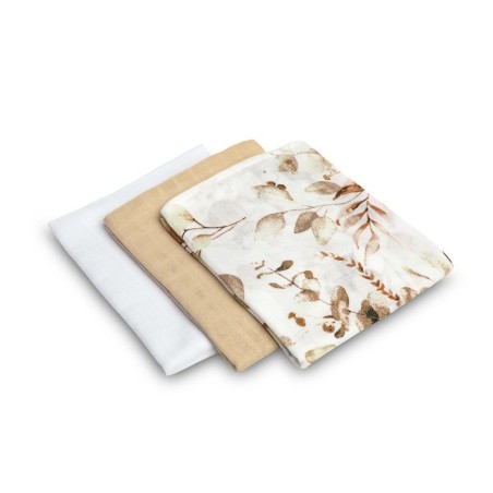 Musliin lapid 70x80 cm 3-pakk – beež