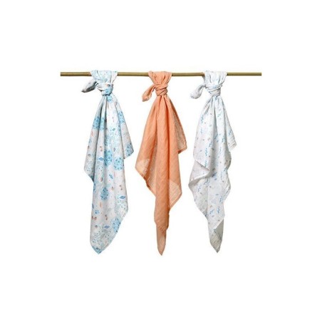 MUSLIIN lapid 70x70 cm ORANŽID 3 TK